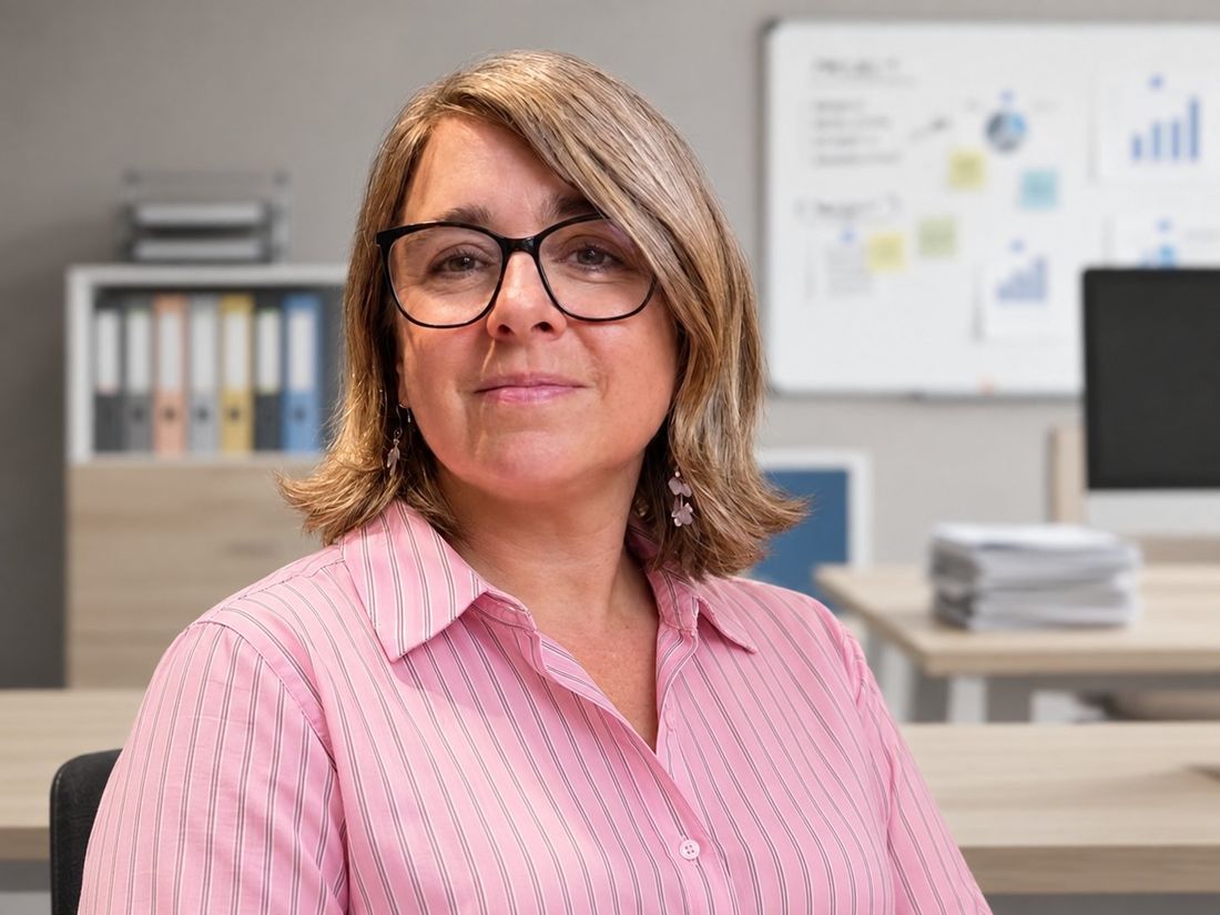 Audrey Leclercq, cofondatrice de Libelia, dans son bureau